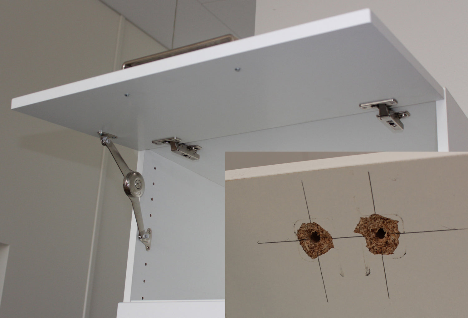 Reparation af Køkkenlåge - Spånplade